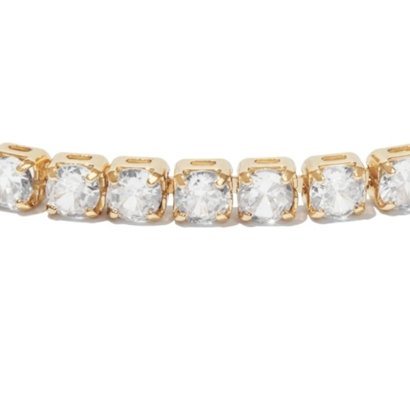 Ettika‎ 18k Gold Plated Adjustable Crystal Bracelet - Picture 3 of 9